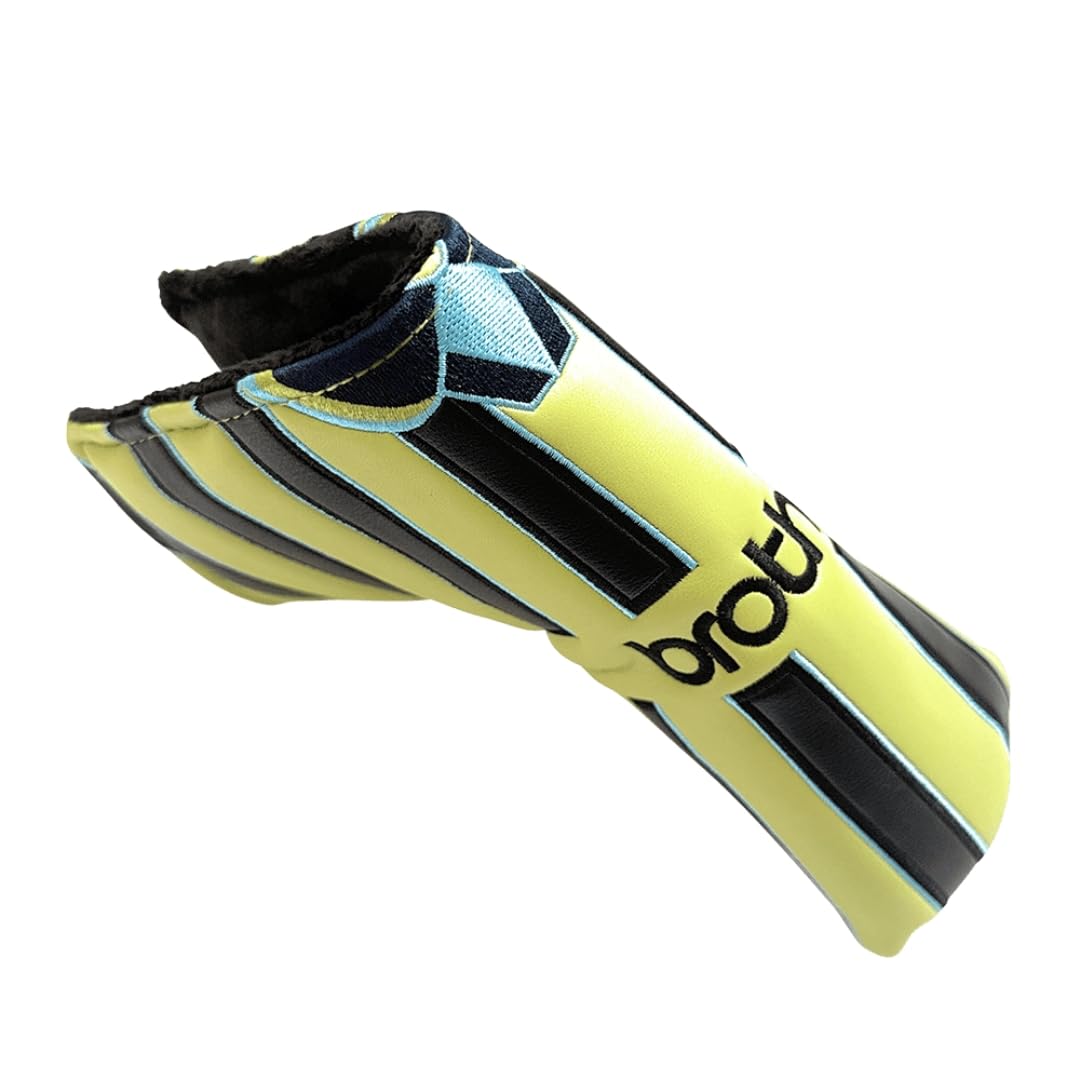 Caddy Club Golf – Man City Retro Regular Putter Cover – Classic Football Club Designs – Premium Stitching, Durable Lining – Multiple Designs