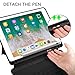 Bosewek Keyboard Case for New iPad 9.7 2018 - Lightweight One-Piece Wireless Keyboard Case with Pencil Holder for Apple New iPad 9.7 2018 2017  iPad Pro 9.7 iPad Air  iPad Air Tablet (Black)