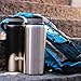 LifeSky 32oz Sports Water Bottle - Stainless Steel Double-Wall Vacuum Insulation - Wide Mouth, Leak Proof, Keep Hot or Cold More Than 12 Hours, 950ml, Black