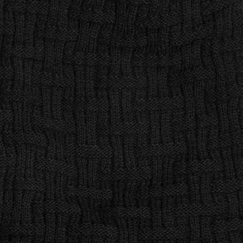 Knotyy Winter Cap for Men - Black 5 Knotyy Winter Cap for Men - Black - Image 5