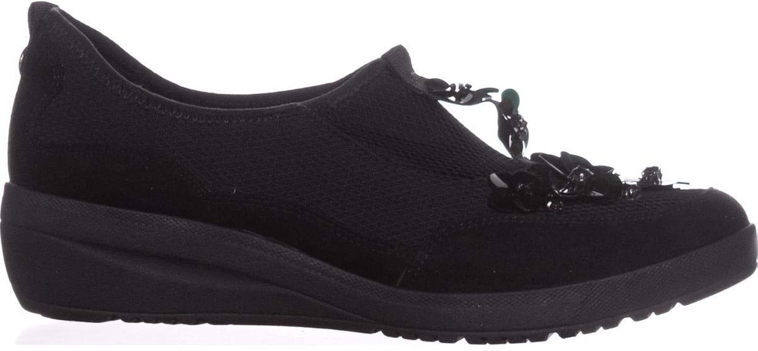 anne klein sneakers black