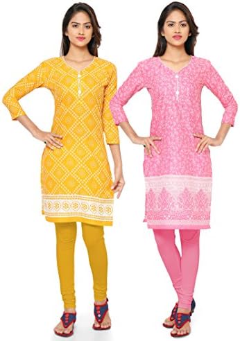 Craftliva Cotton Kurti (128cdkIC9.IC10_Multi-Coloured)