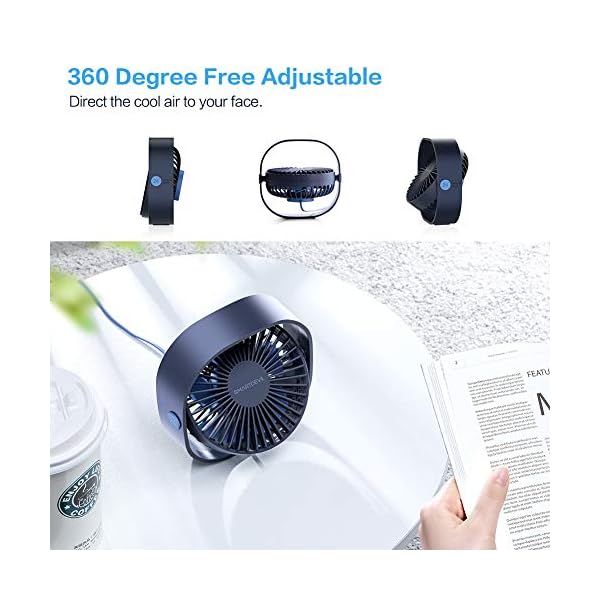 SMARTDEVIL-Desk-FanUSB-Desk-FanNoiseless-USB-Fan3-Speeds-Desk-Desktop-Table-Cooling-Fan-with-USB-PoweredStrong-WindQuiet-Operationfor-Home-Office-Navy-Blue SMARTDEVIL USB Fan,USB Desk Fan,Low Noise Desk Fan,3 Speeds Desk Desktop Table Cooling Fan with USB-Powered,Strong Wind…