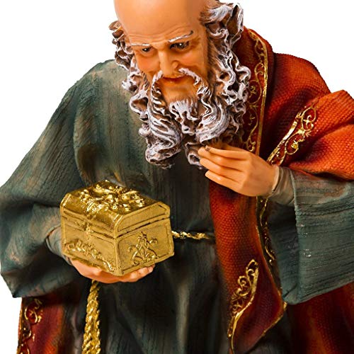 BRUBAKER Nativity Set - 14 Inches - 11 Figurines - Christmas Decoration - Nativity Scene - Thumbnail 6
