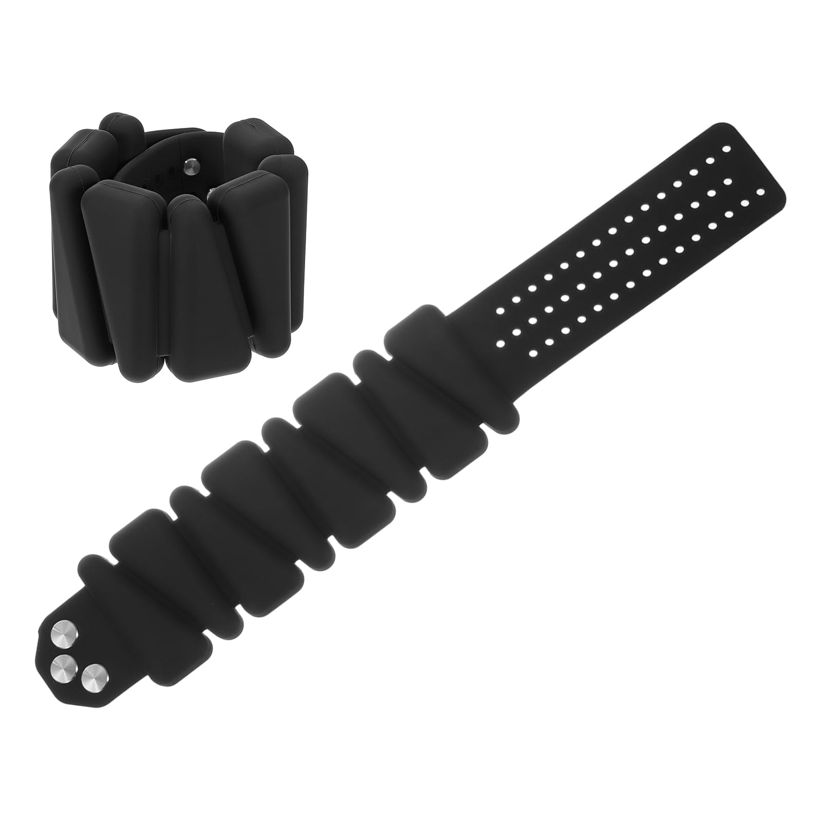 PATIKIL Wrist Weights 4lb, Set of 1 Adjustable Ankle Weights Wearable Leg Weights for Women Men Yoga Dance Jogging Aerobics Gym Walking Running, Black