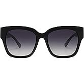 SOJOS Trendy Polarized Square Sunglasses Womens,Retro Oversized Women Thick Sun Glasses SJ2217