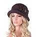 Lawliet Womens 1920s Winter Wool Cap Beret Beanie Cloche Bucket Hat A299