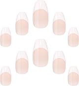 Elegant Touch French Nails 110 Coffin Natural Pink White Tip view 3