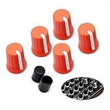 WXYINSPAS 5pcs Universal EQ Rotary Knob Replacement