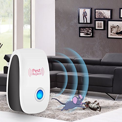 Ehome Ultrasonic Pest Repeller Pest Control - Electronic Mouse repellent Plug in Pest Warrior- Bug Repellent for Mice, Rat,Bug,Spider,Roach,Fly,Ant - No More Insect Sprayers&Mouse Trap - Thumbnail 3