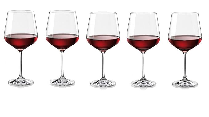 Bohemia Crystal Sandra Wine Glass (570 Ml) Set of 6pcs