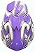 Typhoon Youth Kids Offroad Gear Combo Helmet Gloves Goggles DOT Motocross ATV Dirt Bike Motorcycle Purple - Medium