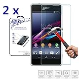 2X for Sony Xperia Z1 Compact / Z1 Mini Nacodex Premium Tempered Glass Screen Protector