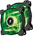 Corsair CO-9050032-WW Air Series SP 120 LED Green High Static Pressure Fan Cooling - twin pack