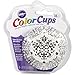 Wilton 36 Count Baking Cup, Standard, Damask, Black/White