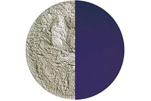 BULLSEYE GLASS CO. 5 Oz Deep Royal Purple Transparent Powder Frit - 90 Coe