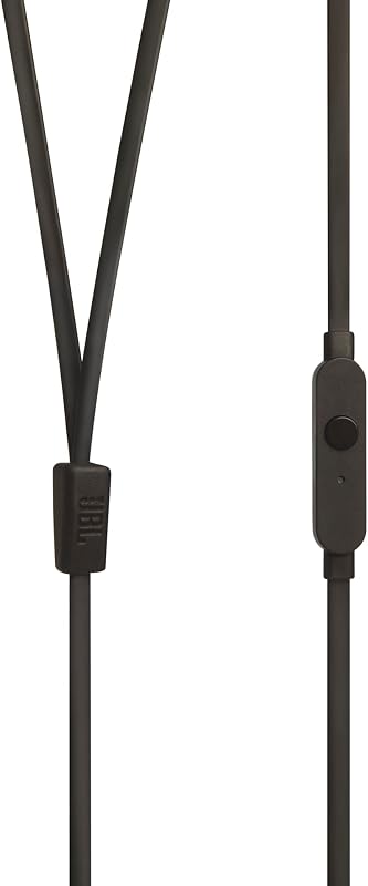 T110 - Auriculares intraurales universales con mando a distancia y micrófono, color negro