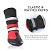 Petacc Dog Shoes Waterproof Dog Boots Anti-slip Snow Boots Warm Paw Protector for Dog in Winter Size M