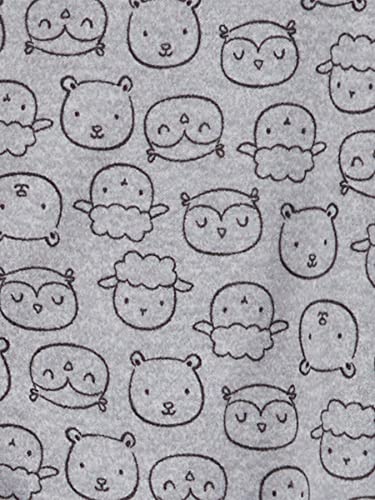 Simple Joys by Carter\'s Baby 3-Pack Cotton Wearable Blankets, Animals/Stripes, Large