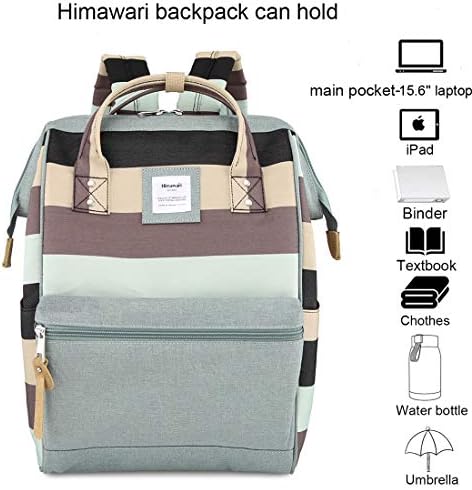 Himawari Travel School Backpack with USB Charging Port 15.6 Inch Doctor Work Bag for Women&Men College Students(L-USB TWL) 4 Himawari Travel School Backpack with USB Charging Port 15.6 Inch Doctor Work Bag for Women&Men College Students(L-USB TWL)