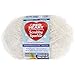 RED HEART CNCE851.8001Red Heart Scrubby Sparkle Yarn, Marshmallow