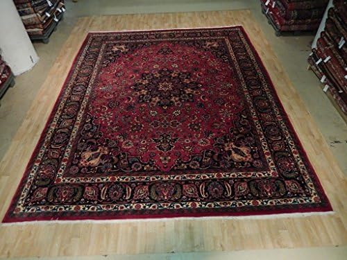 SIGNED Hand Woven 10x13 Tabriz Rug Persian Weavers Original Iranian Carpet