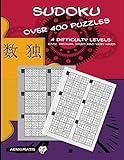 Sudoku - Over 400 Puzzles: 4 difficulty levels: Easy, medium, hard and very hard by Aenigmatis