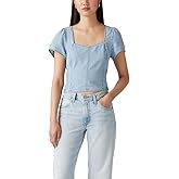 Levi's Womens Ophelia Short Sleeve Denim Corset