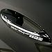 4PCS Reflective Car Stickers Auto TRD Hollow Adhesive Car Door Handle Decals Decor Black
