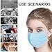 Disposable Face Masks, Earloop Respirator Mask for Personal Health, Anti Pollution Non Woven Safety 3-Layer Mask(20pcs)