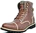BRUNO MARC TORONTO-1 Men's Classic Original Faux Leather Lace Up Cap Toe Military Combat Work Desert Ankle Boot