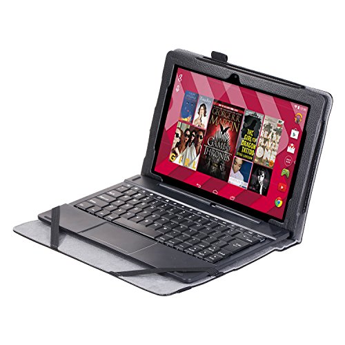 KuRoKo Smartab with WiFi 10.1" 2-in-1 Touchscree ST1009X Tablet Case (Black) - Thumbnail 7