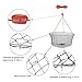 Goture Double Ring Fishing Crab Lobster Hoop Net Fishing Bait Trap Diameter 23.6''X19.7'' Net Depth 10.24'' Lightweight Net with 98.4' Rope