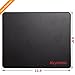 Mouse Pad,Alcyoneus [4MM Thickness] Speed Mouse Pad Professional Gaming Mouse Pad with Non-slip Rubber Base and Smooth Surface Speed Mouse Mat for Fast and Accurate Control-Black