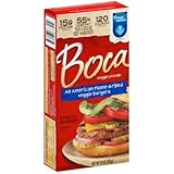 Boca All American Flame Grilled Veggie Burger, 10 Ounce -- 12 per case.