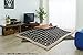 AZUMAYA Thin quilt quilt futon rectangle check KK-104BL