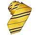 Tie Costume Striped Necktie Halloween Cosplay Party Supplies Accessories for Kids and Adults (Yellow)