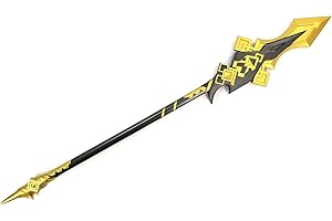 Mingshao Fantasy Game Genshin Impact Cosplay Foam Sword Scepter Blade Weapon Costume (Varies Style) (Vortex Vanquisher)