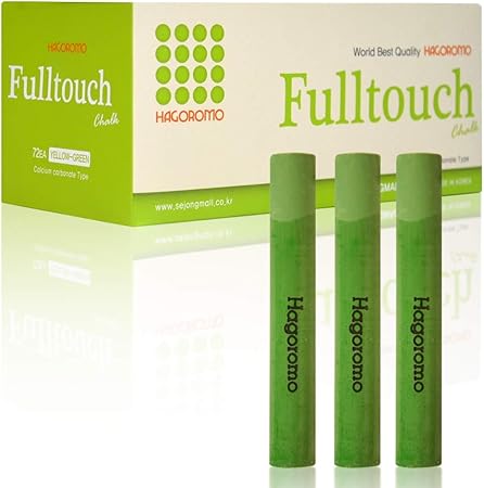 Amazon 羽衣 Hagoromo フルタッチチョーク黄緑色72本入 Fulltouch Yellow Green Chalk 72pcs 並行輸入品 チョーク 文房具 オフィス用品