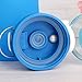 MyFriday Collapsible Water Bottle, Silicone Leak Proof Valve, Medical Grade, BPA Free, 26 oz, 750 mL, Vibrant Blue