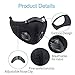 Dust Mask -Reusable Activated Carbon Dustproof Respirator Safety Mask with Extra Carbon Filters for Pollution Protection Pollen Allergy Woodworking,Running,Cycling,Outdoor Activities