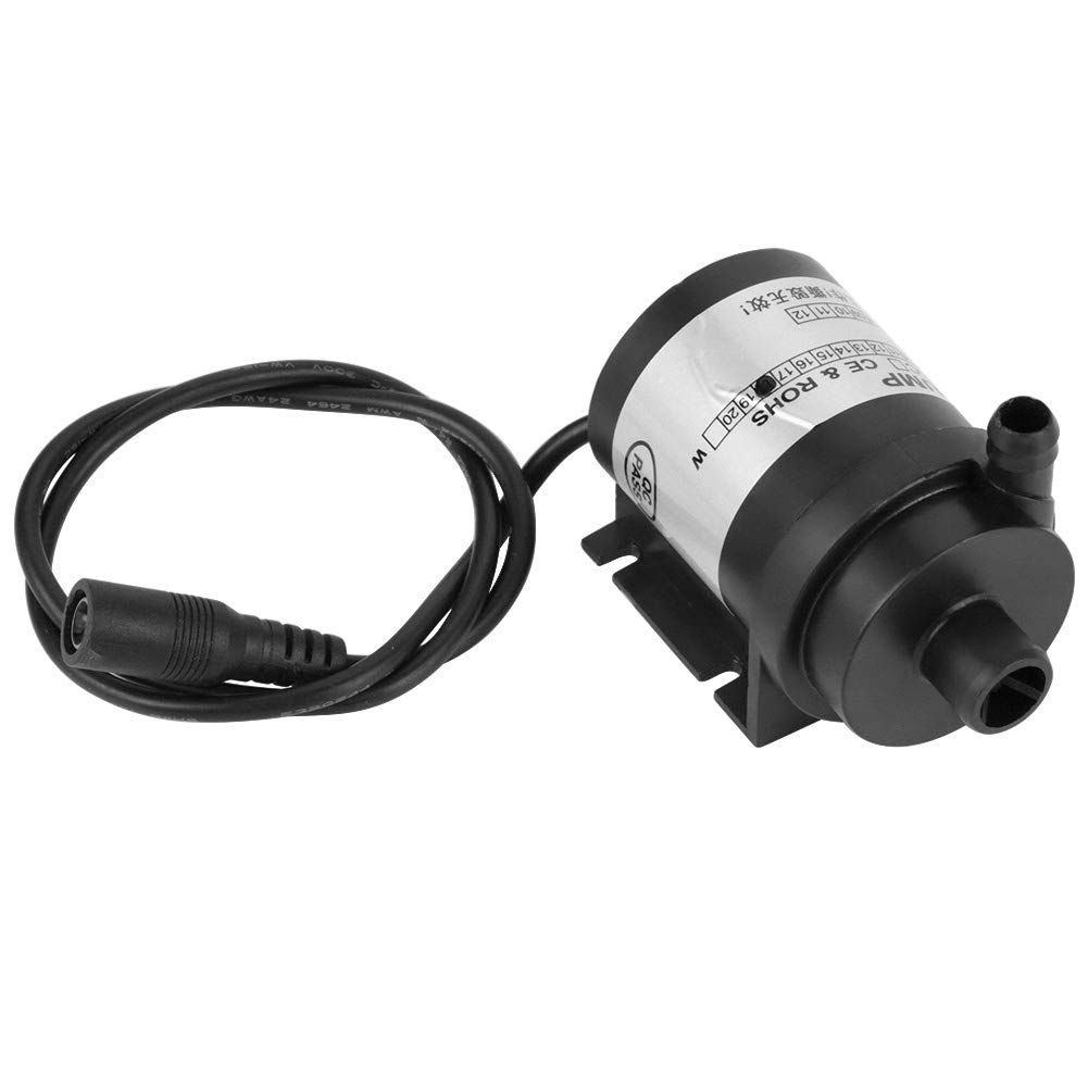 DC 12V 18W Brushless Water Pump, High Temperature Resistance Circulation Low Noise Brushless Water Pump