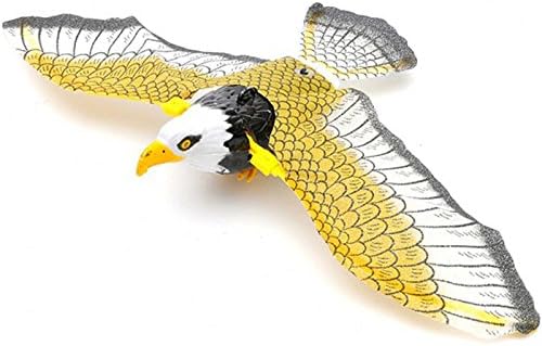 Fdrirect 1 pcs 24 cm Hanging Wire Toy Birds Flying Eagle Electric Flying Birds Toy Eagle Birds Electric Flying Toy