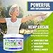 Pain Relief Hemp Cream 2500 Mg - Hemp Extract Cream for Inflammation & Sore Muscles - Natural Joint, Arthritis & Back Pain Support - Made in USA - Arnica, MSM, Turmeric - Best for Skin Health