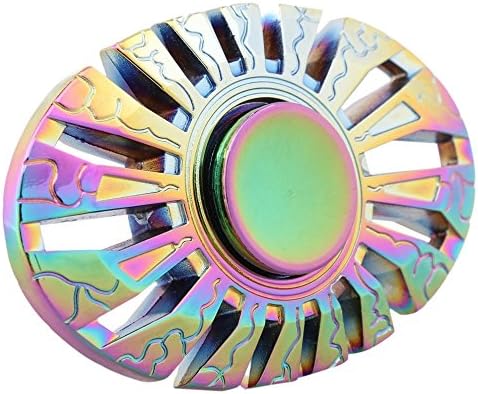 FORTUNE WHEEL 2017 Upgraded Fidget Spinner, Butterfly Fish Shaped Rainbow Hand Spinner, Stress Reducer Focus Fidget Toy Perfect for Killing Time