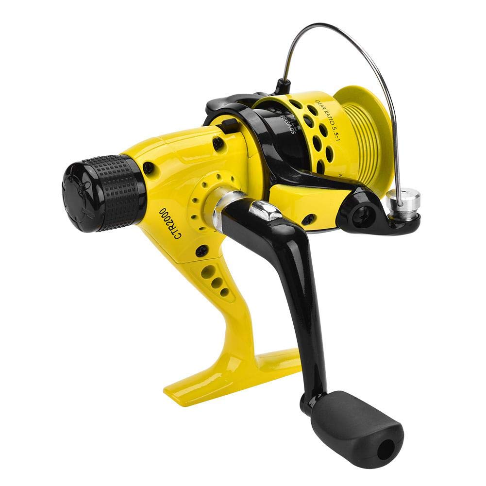 Demeras Fishing Reel Heavy Duty Lightweight Metal Casting Reel For Salt Freshwater Reel Tackle Accessory(2000)