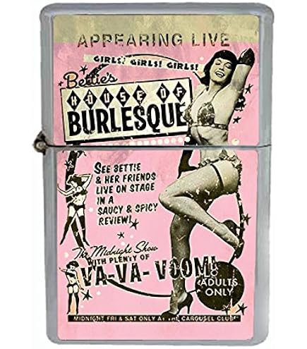 bettie page cigarette case Amazon.com: BETTIE PAGE WITH A WHIP Flip Top Cigarette Lighter : Health &  Household