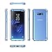 COMSOON Compatible with Galaxy S8 Plus Case, [Drop Cushion] [Crystal Clear] Soft PC TPU Bumper Slim Protective Case Cover with Raised Bezels (Clear)