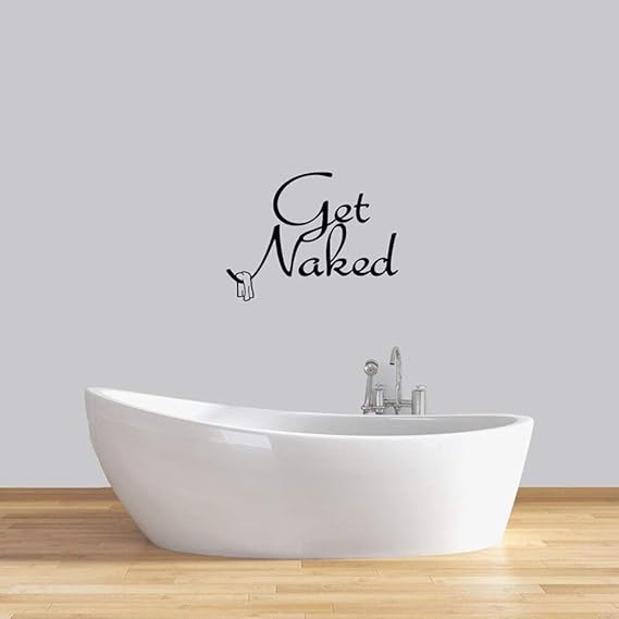 Obtener calcomanías de pared pegatinas de vinilo para pared baño bañera