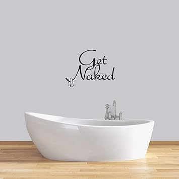 Obtener calcomanías de pared pegatinas de vinilo para pared baño bañera
